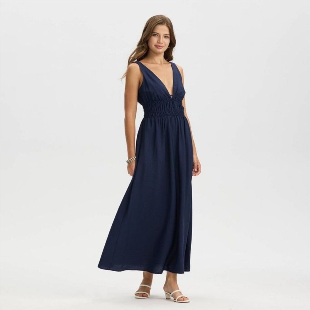 Women's Best Dress Ever Maxi A-Line Dress - A New Day Xavier Navy XS